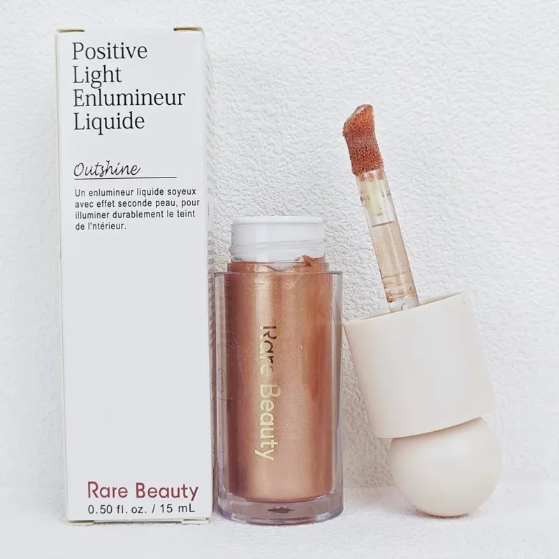 Rare Beauty 3D Face Contour Liquid Bronzer Shade Smooth Highlight Mirror Lasting Natural Nose Shadow Waterproof Brighten Makeup