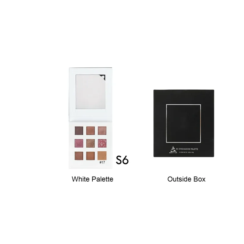 Alta pigmentada shimmer sombra fosco cosméticos paleta de sombra personalizada vegan compõem venda quente sombra de olho