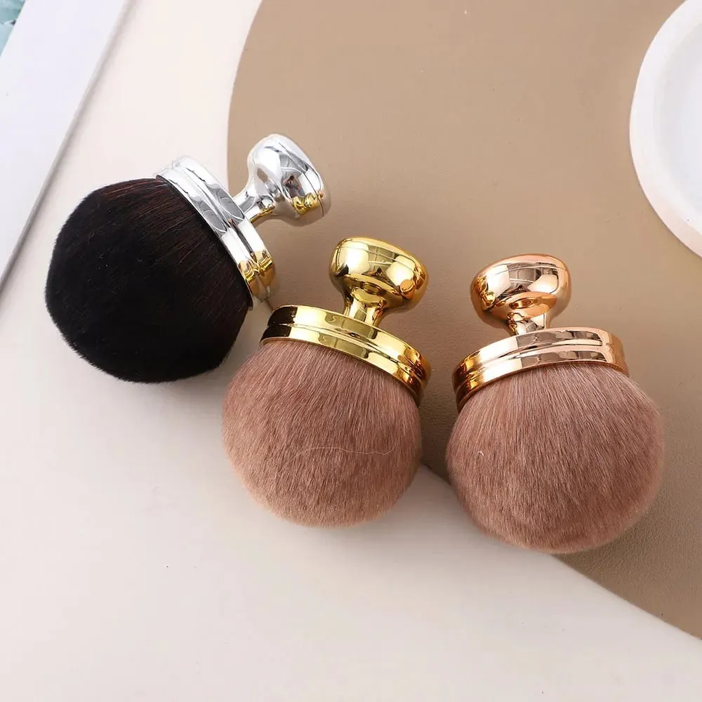 Pincéis de maquiagem Pincel de maquiagem Pincel de rosto Blush Cabeça grande Pincel de pó Cogumelo