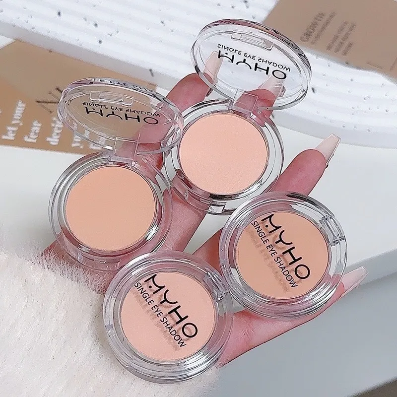 Tez fosca ilumina paleta de sombra de olho monocromático destaque sombra base primer cor pele nu maquiagem cosméticos diários