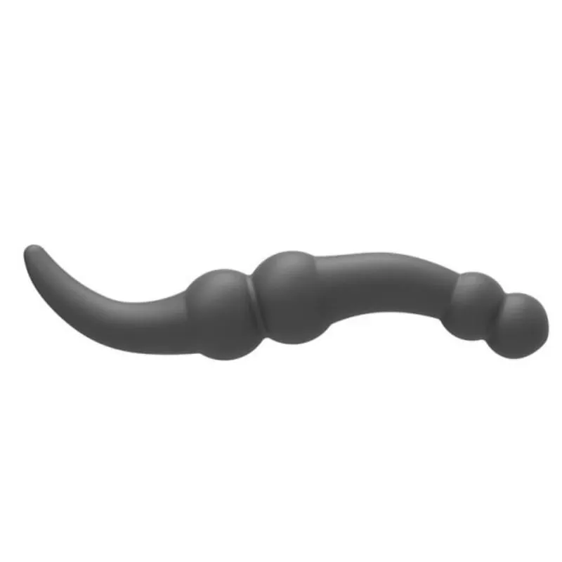 Plugue anal de silicone de duas cabeças, bastão de massagem estimulante para casais, prazer de próstata, ferramenta de masturbação feminina, brinquedo sexual adulto