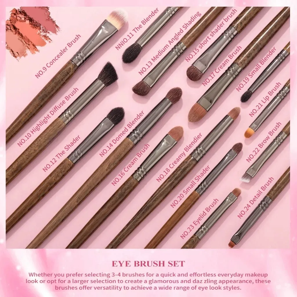 OVW Make up Brushes Set Pincel de maquiagem profissional para base rosto sombra maquiagem XQ3-24