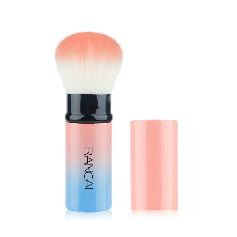 1 pçs pincéis de maquiagem retrátil pó fundação mistura blush rosto kabuki escova maquiagem compõem ferramentas cosméticas