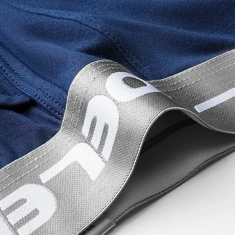 Bala roupa interior separada masculina ventilada verão cuecas secas saco de seda gelo boxers saudáveis