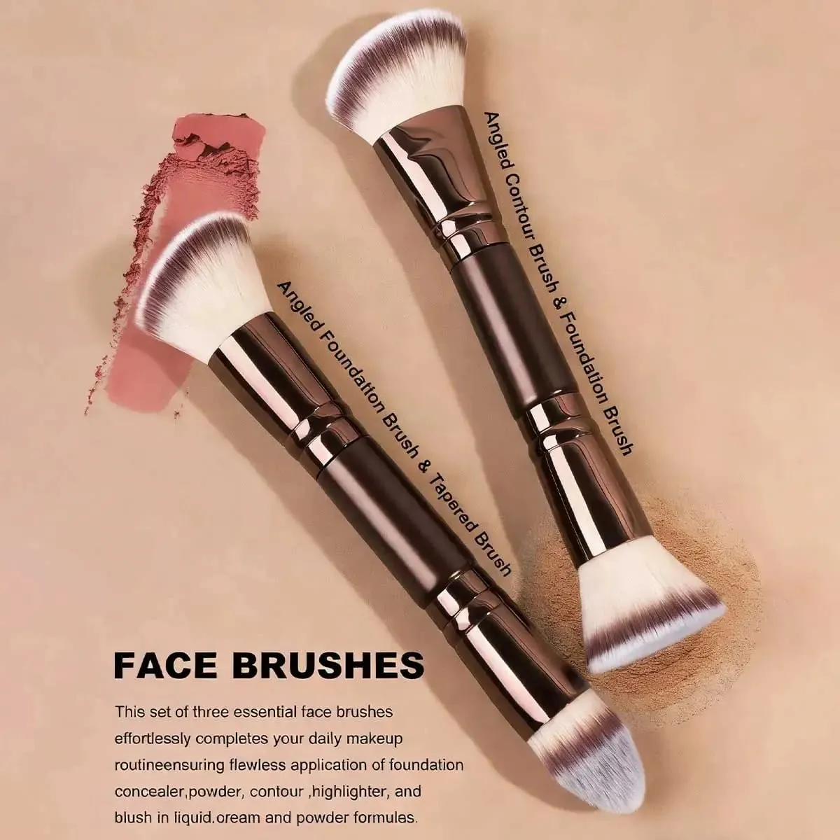 6/7/11PCS Professional Makeup Brush Set Foundation Concealer Powder Eyeshadow Blush Kabuki Blending Brushes