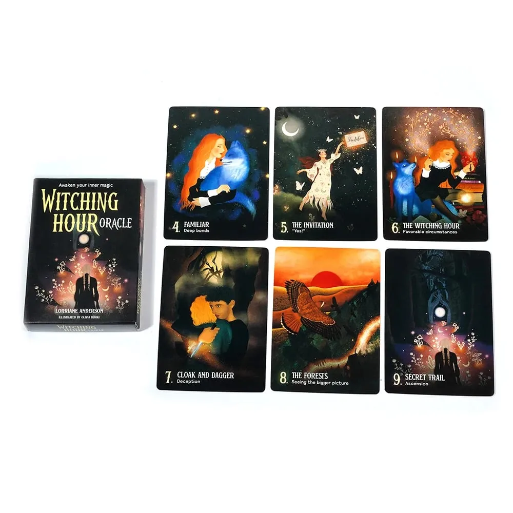 Witching Hour Oracle Deck Desperte sua magia interior Lorriane Anderson Olivia Bürki 44 cartas Orientação espiritual Autodescoberta Witc