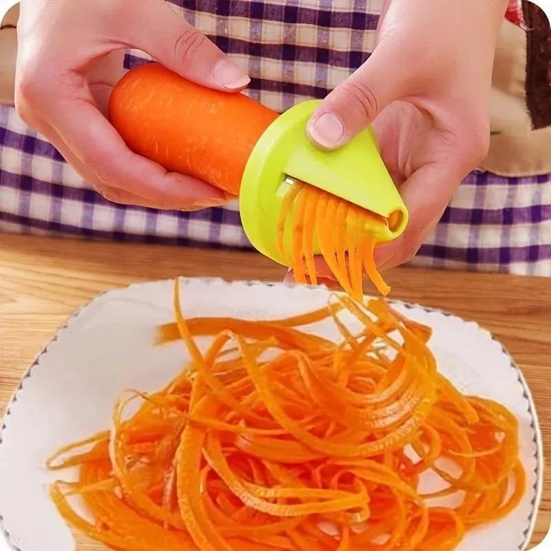 Kitchen Rotating ShredderSpiral Peeler Manual Vegetable Slicer Fruit Potato Radish Grater Kitchen Gadgets Kitchen Accessories — image 2