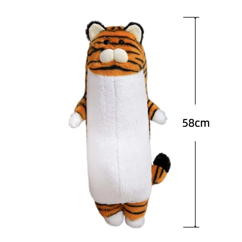 Oreiller en peluche série animaux, léopard, éléphant, pingouin, coussin en peluche, Kawaii, jouet de sommeil, décoration de maison, jouets, cadeaux d'anniversaire — image 13
