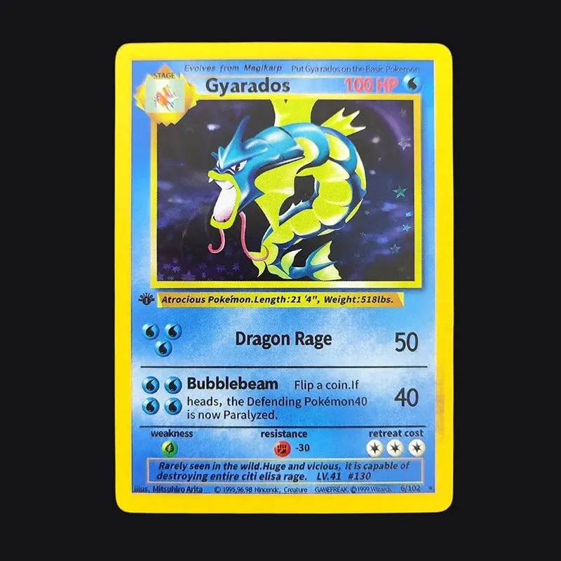 Proxy PKM Inglês JOGO 1ª EDIÇÃO Charizard Blastoise Venusaur Mewtwo Holo TCG Game Collection Card