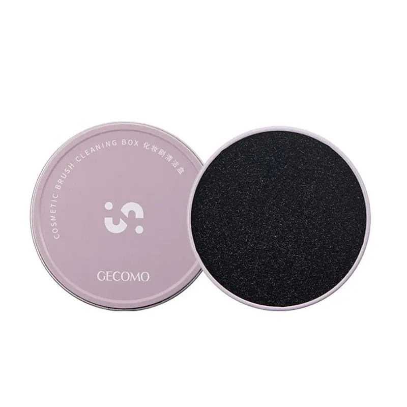 【M】Caixa de limpeza de pincéis de maquiagem, esponja de limpeza rápida, pincéis de sombra, limpeza a seco, lavagem cosmética, ferramenta de pó, acessórios de maquiagem