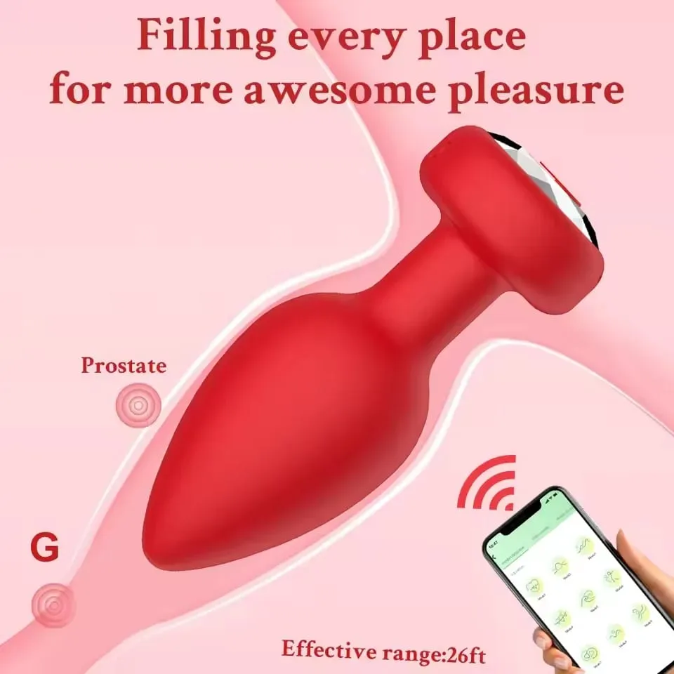 肛塞震動器無線肛塞前列腺震動按摩器APP遙控女用自慰器性玩具女男用 — image 3