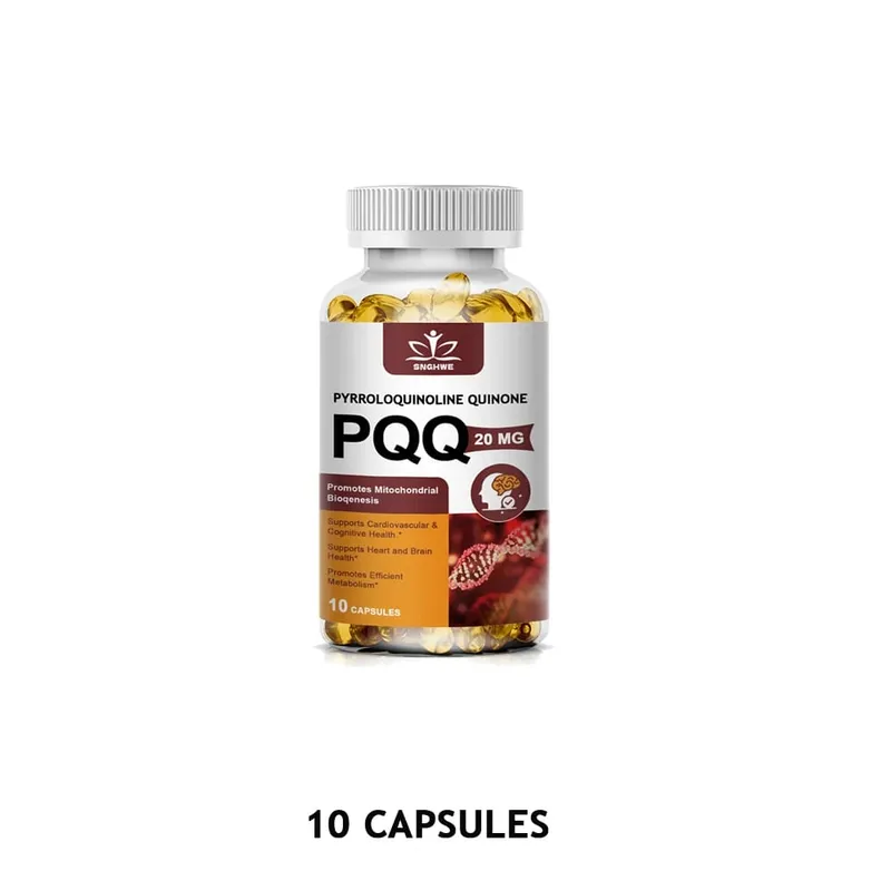 PQQ 20 毫克膠囊|用於血管心臟和關節功能|可能有助於減少睡眠和認知功能大腦補充劑