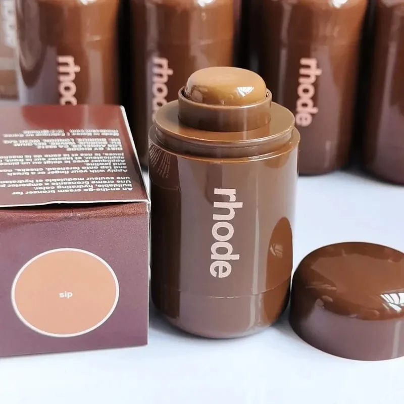 Nova chegada bolso bronze coutour vara rosto blush bochecha longa duração hidratante rosto iluminador blush bronzer escultura — image 11