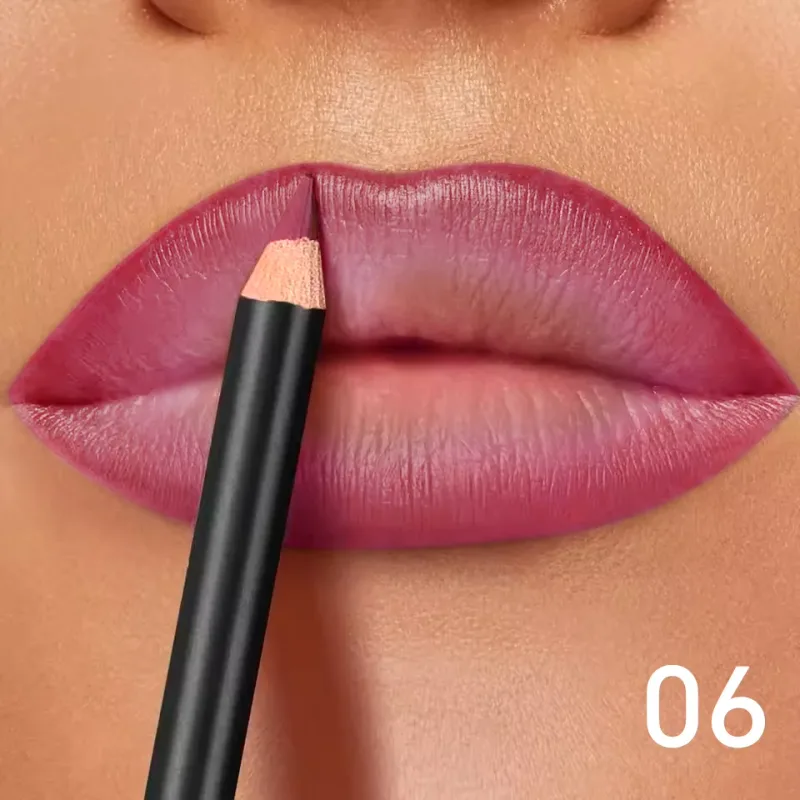 6-Color Waterproof Matte Lip Liner - Long-Lasting Non-Transfer Formula Matte Finish 6 Versatile Shades — image 13