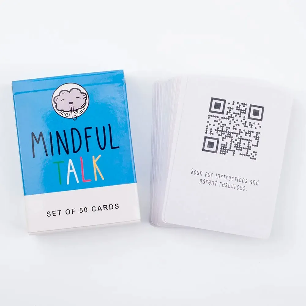 Mindful Talk Board Game 50 Cards Ice Breaker Social Gathering Closer Friends Funny and Meaningful Party Game — image 4