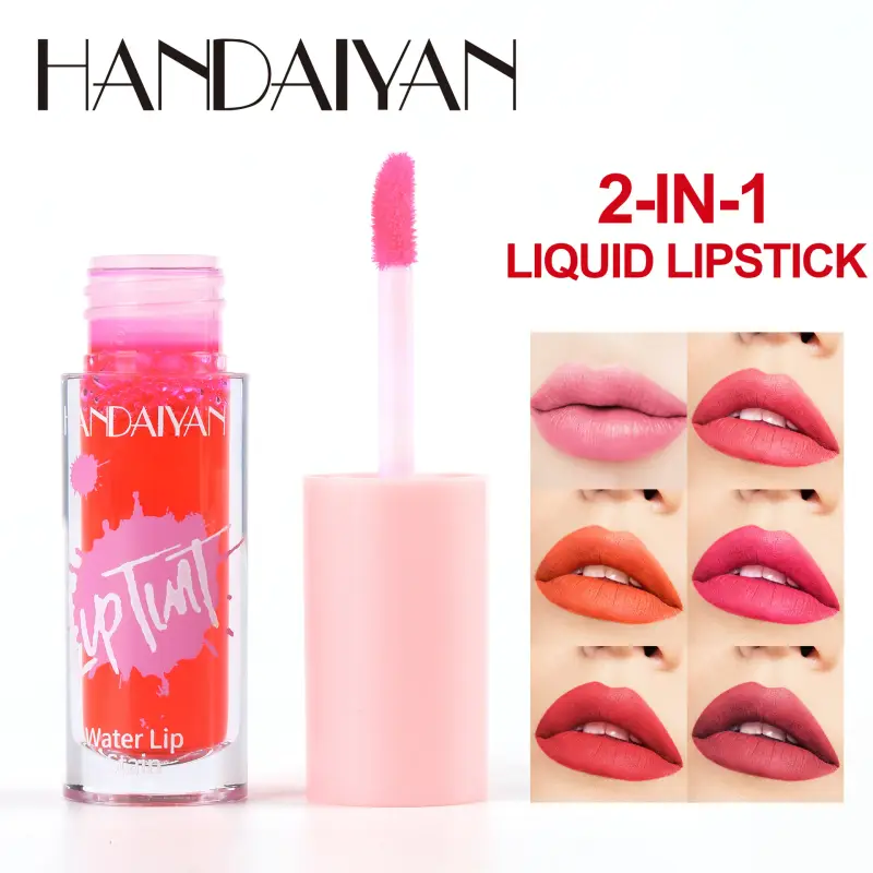 Multi-use 6 Colors Lip Gloss Cheek Tint Long Lasting Moisturizing Lip Dye Blush Makeup Lip Stain Glossy Lipgloss Cosmetics — image 2