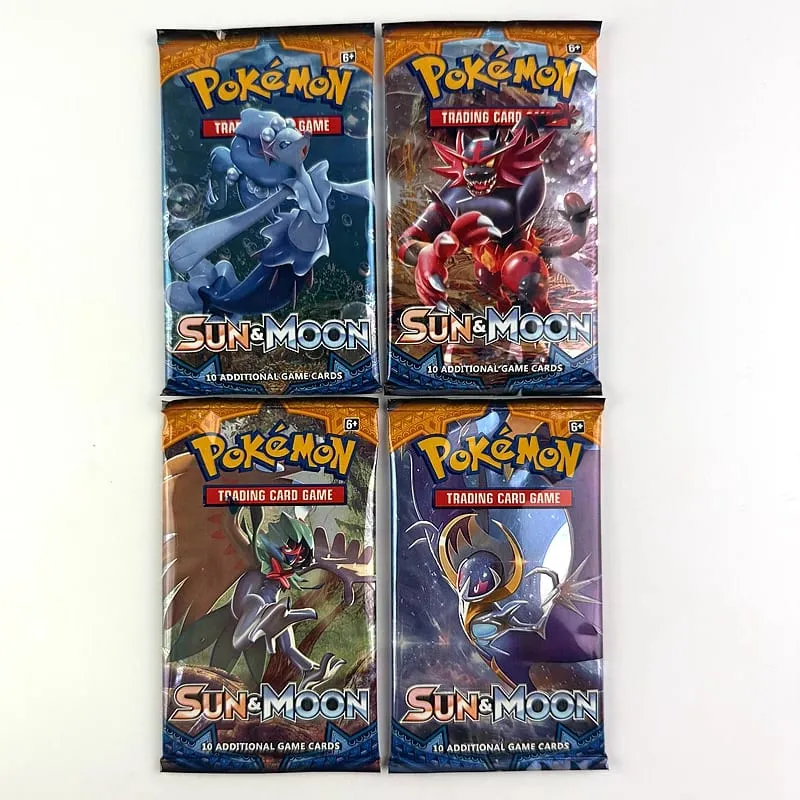10/20Pcs Pokemon Cards Sun & Moon Evolutions Prismatic Pokemon Booster Collectible Tradeiner Card Game Toy For Children Gifts