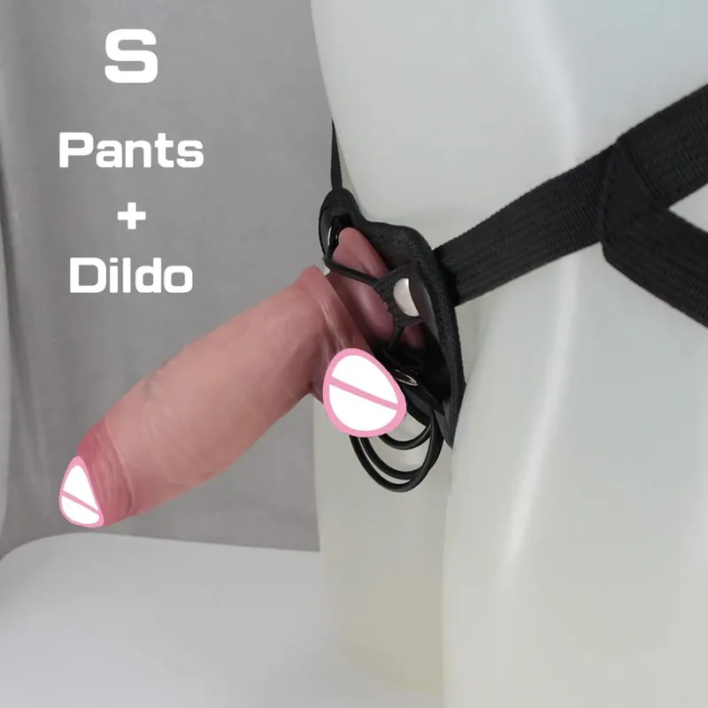 Wearable Strapon Vibrador Enorme Vibradores Realistas Silicone Pênis Grosso Masturbação Feminina Brinquedos Sexuais Adultos para Mulheres Lésbicas Gays