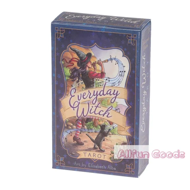 [Tg835] 1 caixa de livro em inglês, bruxa diária para iniciantes, jogos de tabuleiro, astrologia, ferramentas de cartões de adivinhação
