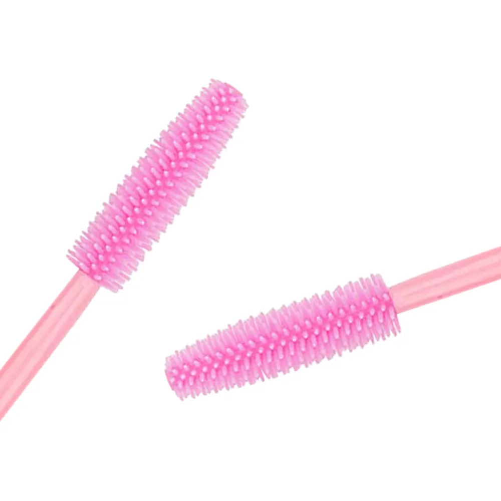 50/100pcs Eyelash Brush Silicone Eyelashes Brushes Mascara Wands Applicators For Woman Lash Eyebrows Cosmetic Makeup Tool