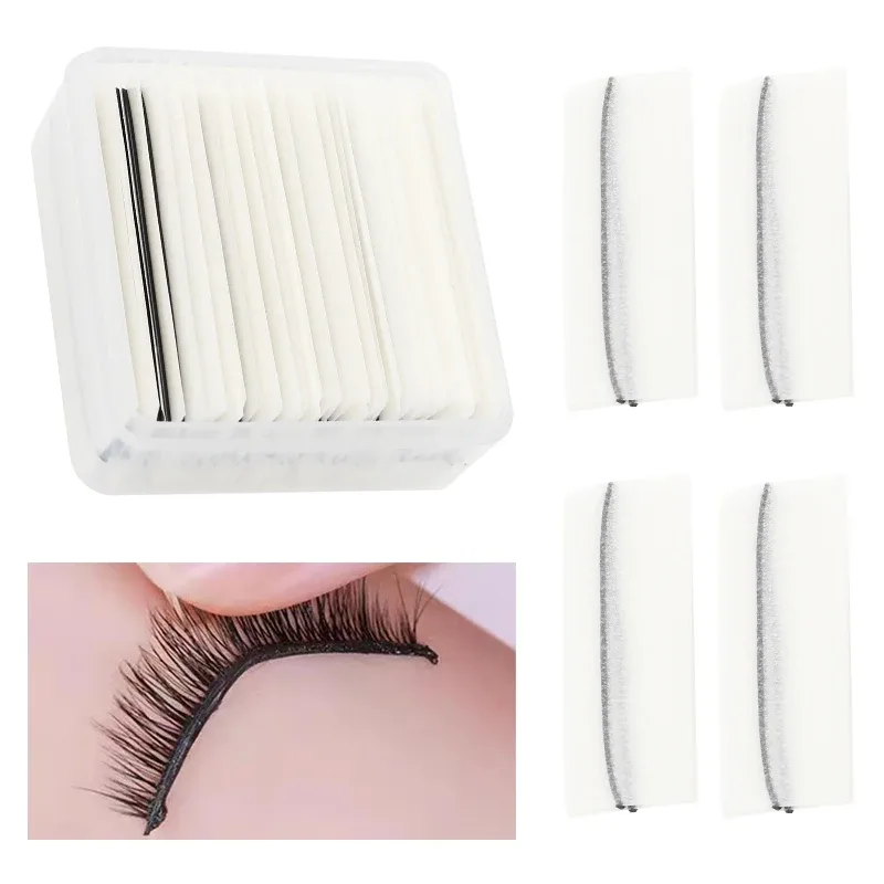 5 pares de cílios postiços autoadesivos estilo misto mangá, sem cola, reutilizáveis, cílios naturais para maquiagem diária dos olhos