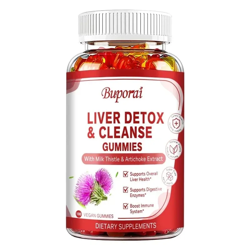 Gomas para limpeza e desintoxicação do fígado - melhoram a digestão, aumentam a imunidade, ajudam a limpar o fígado e promovem o metabolismo.