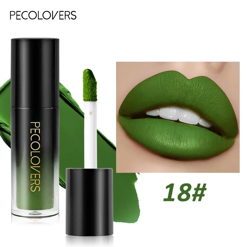 Brilho labial de veludo fosco, múltiplas cores, à prova d'água, de longa duração, copo antiaderente, batom suave para aplicar alta renderização de cores