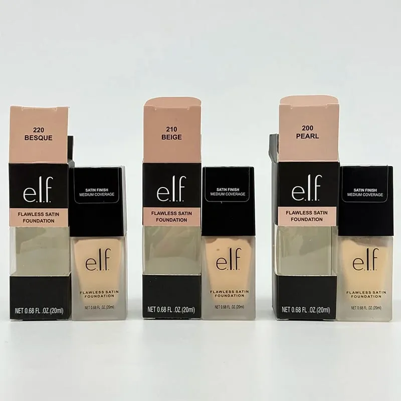 Hot Elf Full Coverage Waterproof Liquid Foundation Lasting Matte Finish Dark Circle & Blemish Cover Cosmetics for All Skin Types