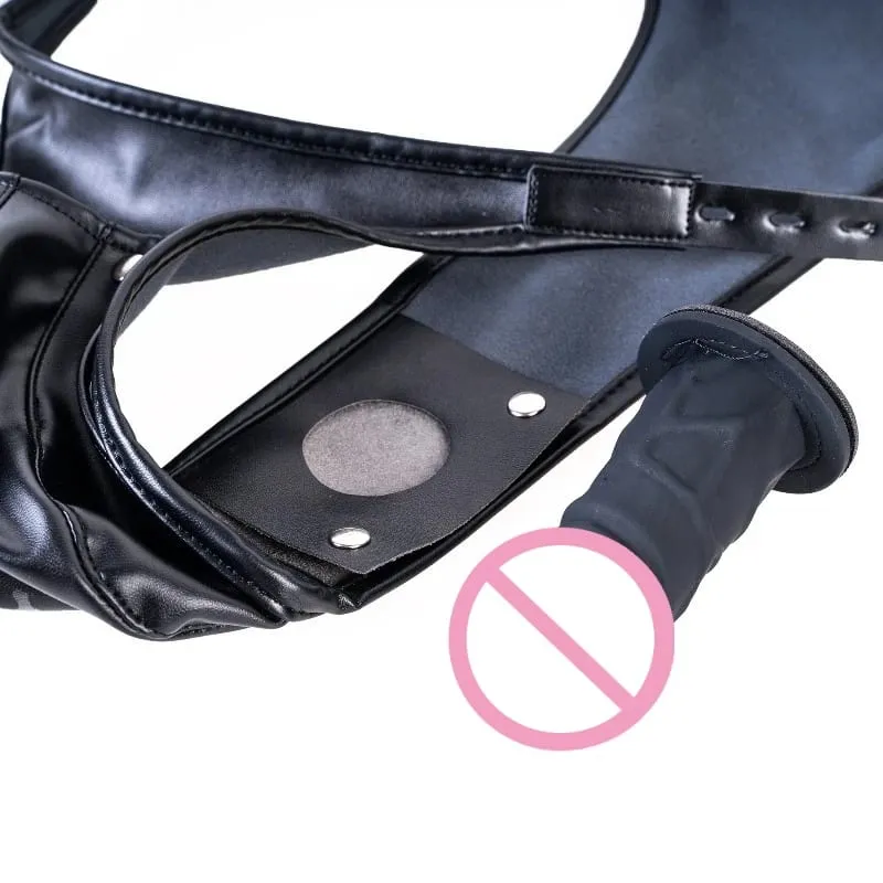 Calcinha de castidade de couro multifuncional sem vibração silicone vibrador anal acessórios para casal sensual jogar brinquedos sexuais