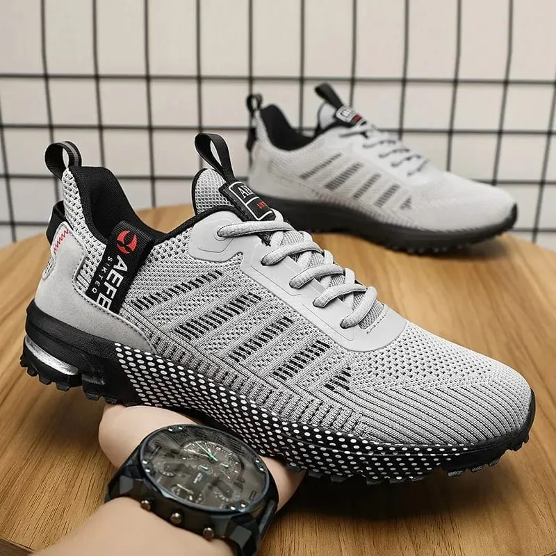 Tendência masculina original tênis plataforma sapato sola macia de alta qualidade tênis casuais correndo rendas até sapatos de treinamento ao ar livre calçado