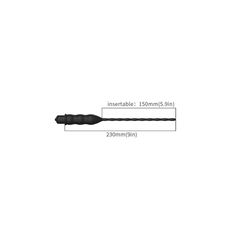 Vibrador uretral de 10 frequências, estimulador de olho de cavalo, plug de pênis, expansor de cateter, masturbador masculino, brinquedos sexuais