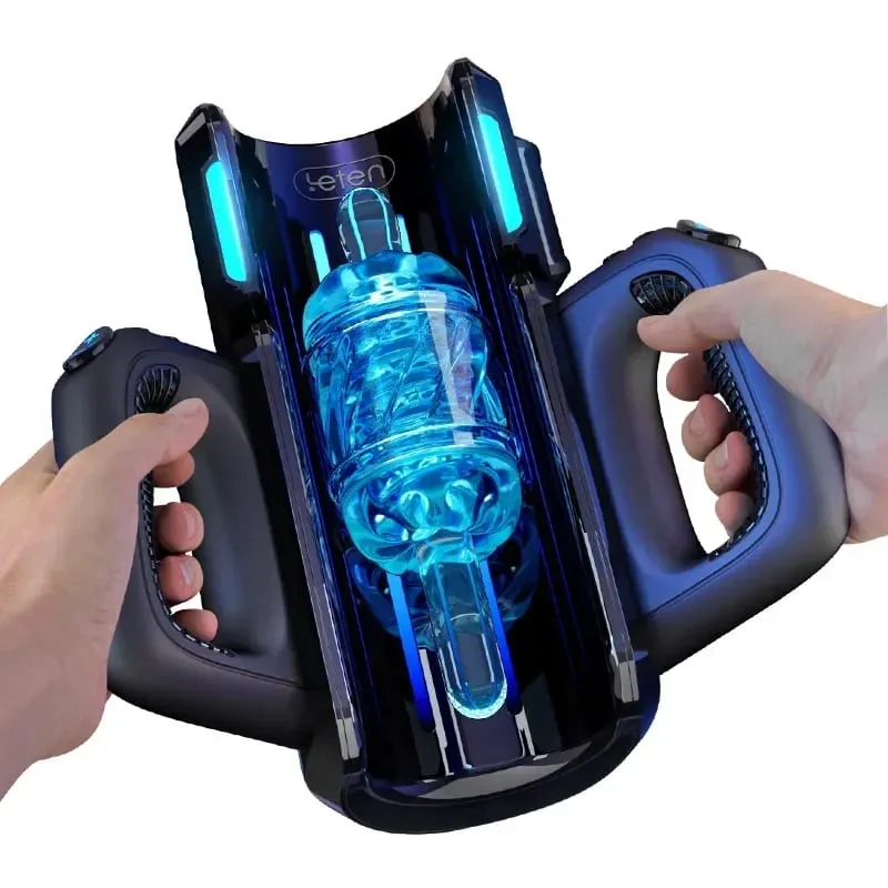 Leten Thrusting-Pro 自動伸縮 12 公分 Thrusting 陰道自慰玩具強力高速男用自慰器