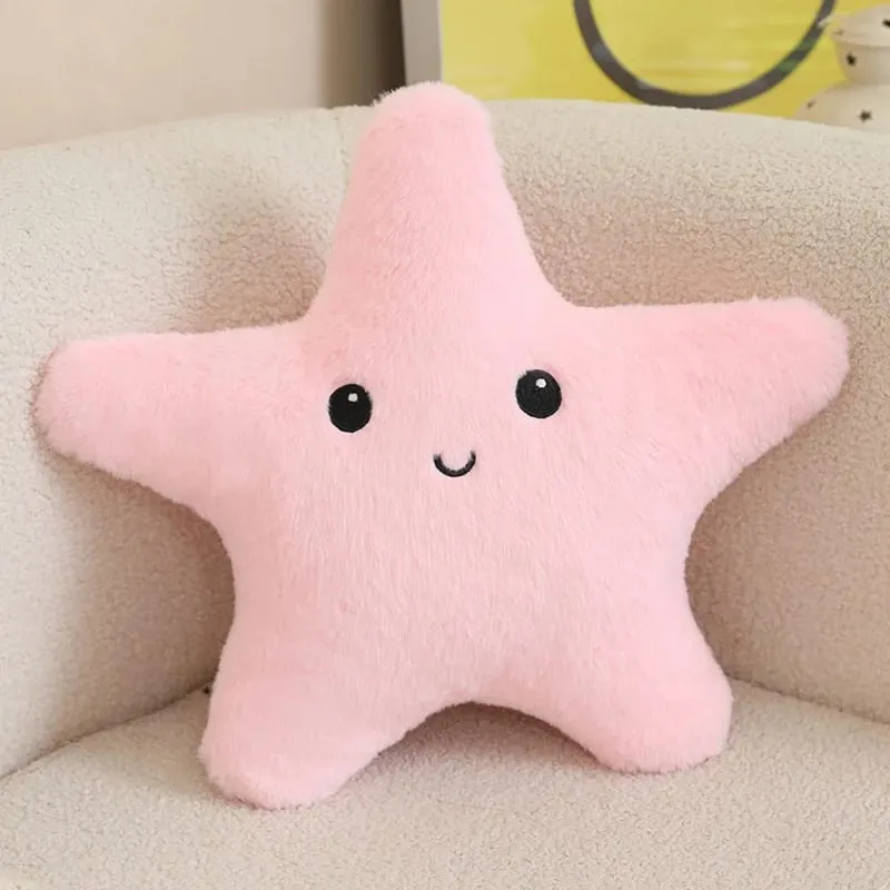 Ngôi Sao Năm Cánh Sao Biển Sang Trọng Sao Gối Nhiều Màu Sắc Ngôi Sao Nhồi Bông Sang Trọng Đồ Chơi Sofa Nhà Phòng Ngủ Đệm Quà Tặng dành Cho Bạn Bè