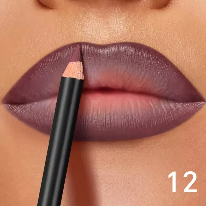 6-Color Waterproof Matte Lip Liner - Long-Lasting Non-Transfer Formula Matte Finish 6 Versatile Shades — image 17