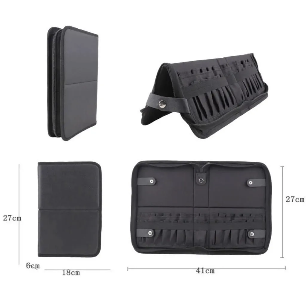 Brush storage brush bag large capacity foldable portable make up brush bag dedicated storage bag for body painting makeup
