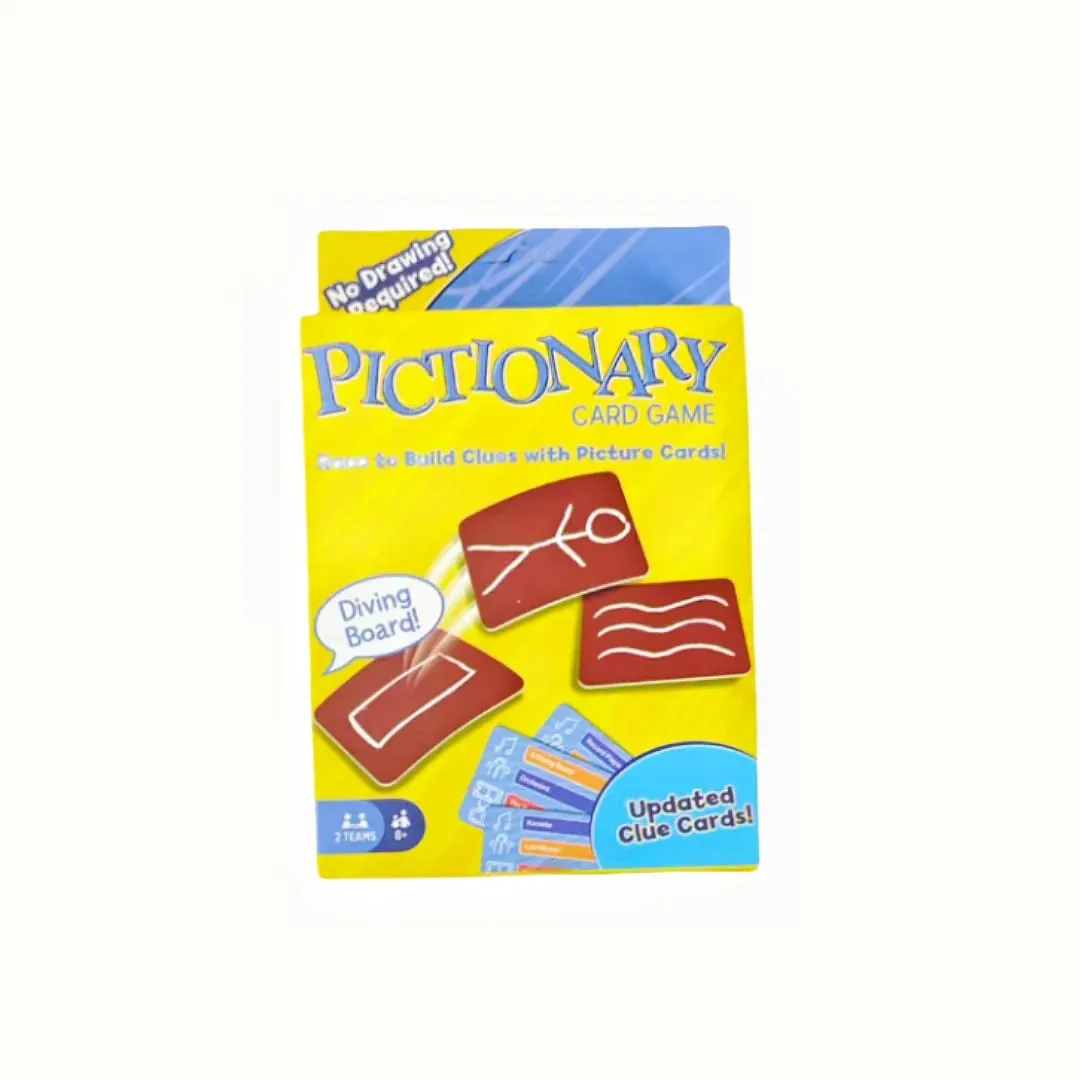 Pictionary English Version of the Card Game Board Game a Must-Have Game for Parties Suitable as a Gift