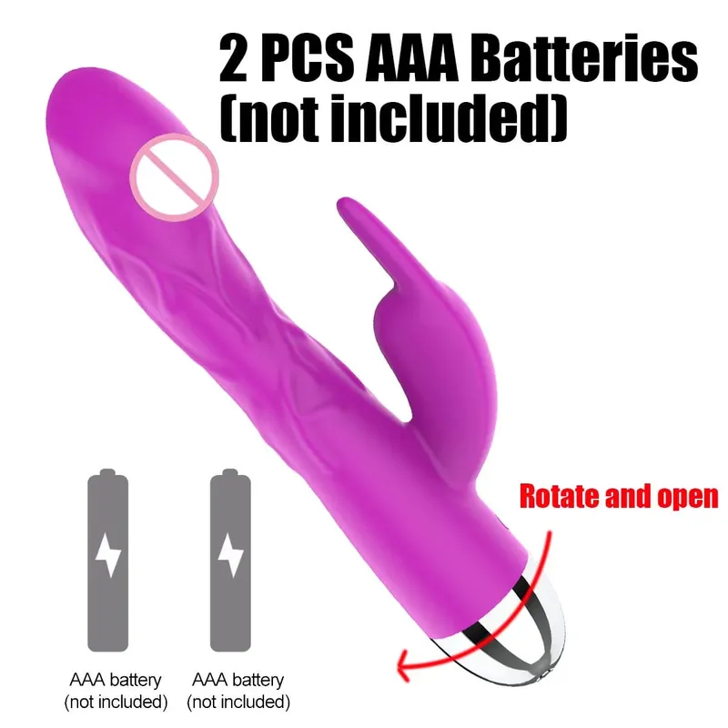 Vibrador de coelho de silicone 3 em 1, ponto G, clitóris, contas anais, estimulador, 10 modos de impulso, brinquedo sexual vibratório para mulheres — image 18