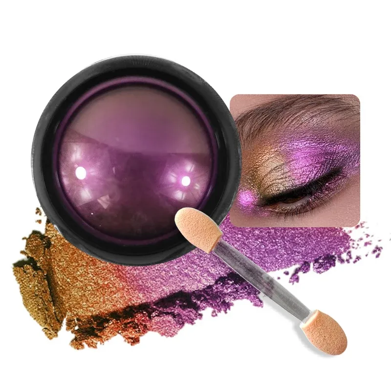 Pó de sombra camaleão multicromado, pigmento holográfico multicromo para maquiagem dos olhos, arte em unhas, cosplay