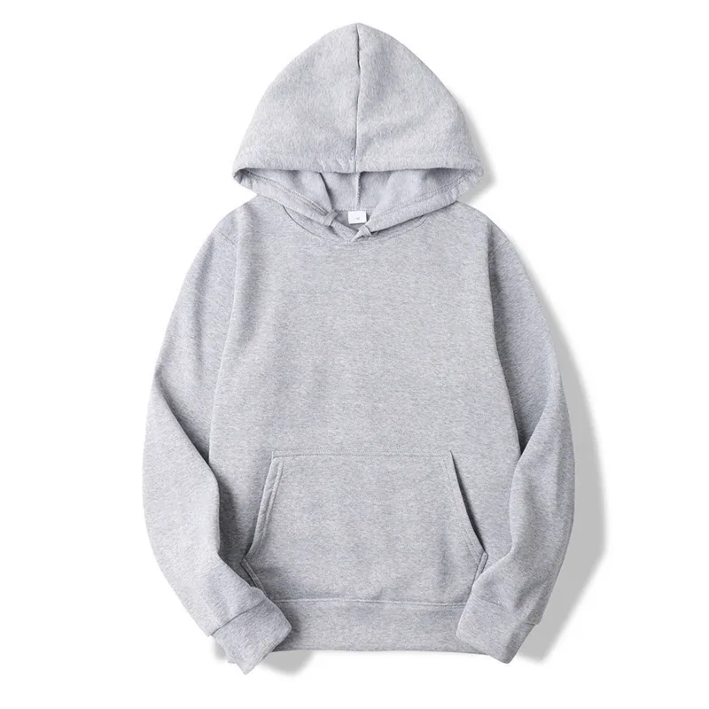 2024 pulôver hoodies primavera e outono manga longa cor sólida com capuz moletom moda casual masculino outfit sportwear solto ajuste