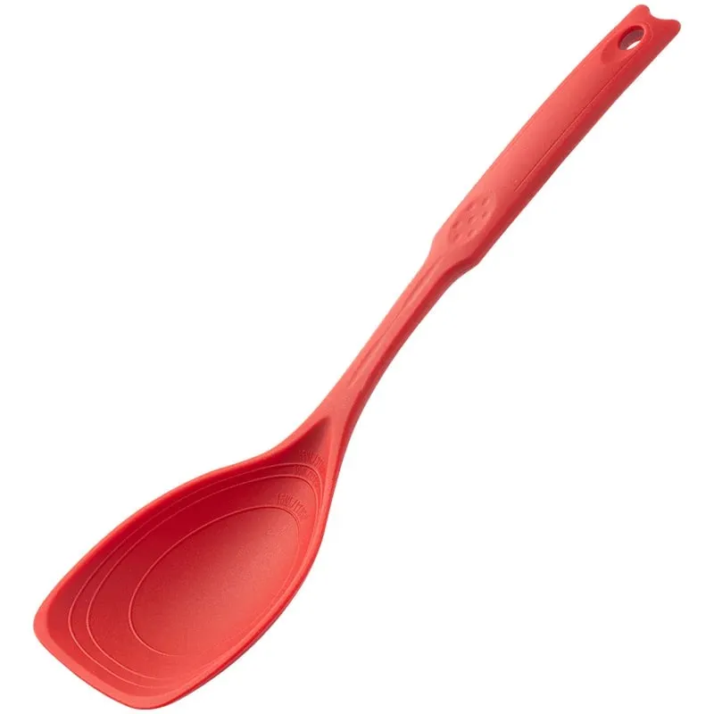Espátula e colher de silicone multifuncional, panela antiaderente doméstica, espátula especial para fritar, cozinha, colher