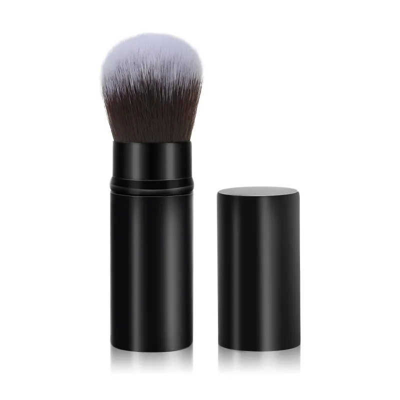 1 pçs pincéis de maquiagem retrátil pó fundação mistura blush rosto kabuki escova maquiagem compõem ferramentas cosméticas