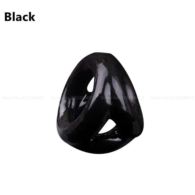 3 pçs durável silicone galo anéis flash na noite bloqueio pênis anel brinquedos sexuais para homens masculino atraso ejaculação escroto bloqueio anel