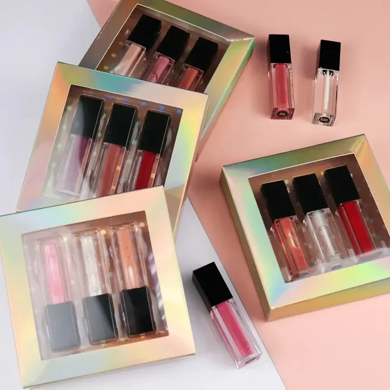 純素化妝套裝自有品牌液體唇膏防水無殘忍套件 De Maquillaje 化妝套件訂製標誌