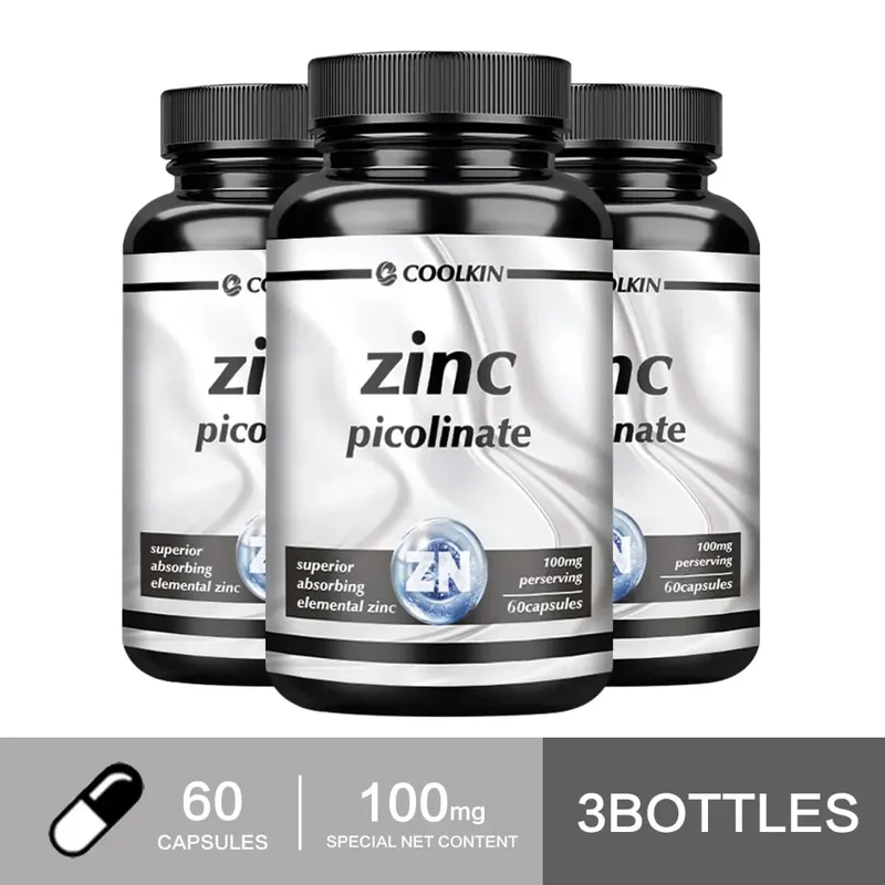 Cápsulas de Picolinato de Zinco - Aumentam o Sono e a Energia do Suporte Imunológico