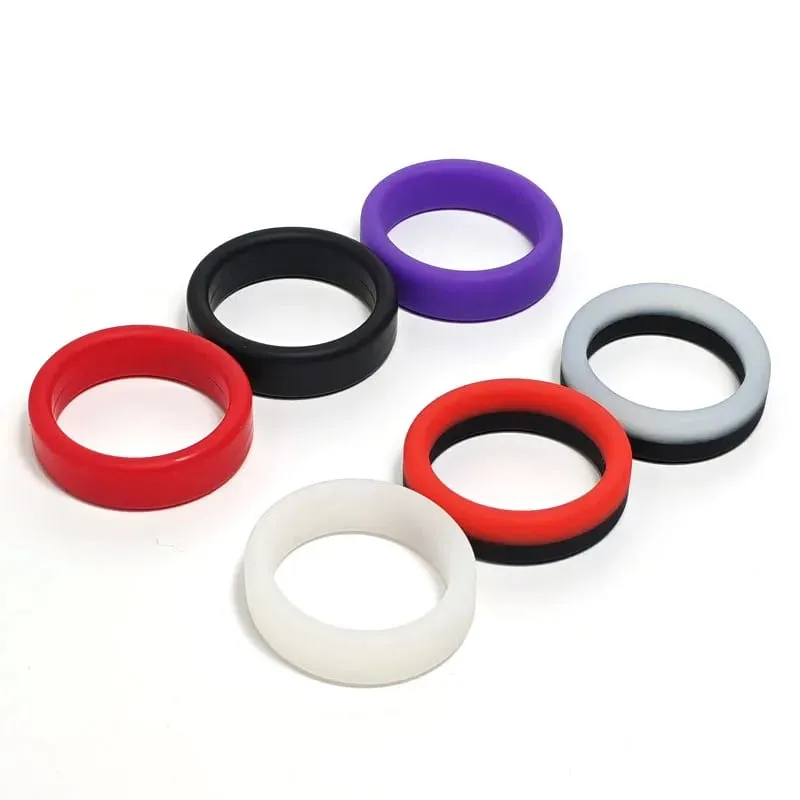 3 pçs/set Anel Peniano Retardar A Ejaculação Silicone Reutilizável Sêmen Anéis Penianos para Homens Ampliação Brinquedos Sexuais Para Homens Anéis de Casal