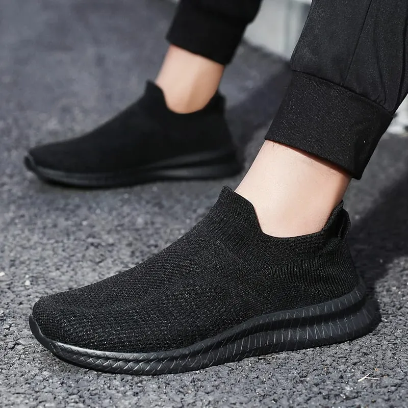 Homens tênis sapatos para homem leve tenis confortável malha respirável sapatos casuais ao ar livre caminhada sapatos de ginásio tamanho 39-46 — image 2