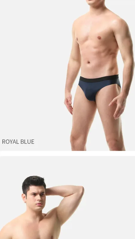 Cuecas com textura de seda gelada 3PC, super frescas na pele no verão, aproveite o toque sedoso