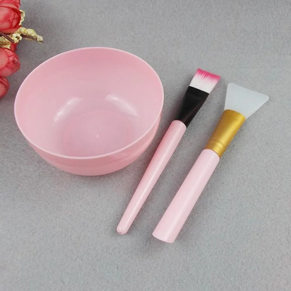Máscara facial mistura tigela conjunto diy ferramenta de mistura máscara com máscara de silicone tigela pincéis de maquiagem espátula beleza cuidados com a pele beleza saúde