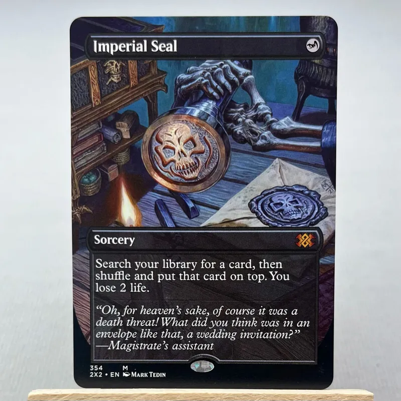 AFR 2X2 KHM HOLO9-002 Tcg Proxy Cards Smothering Tithe Bloom Tender City of Brass Damnation City of Brass City of Brass