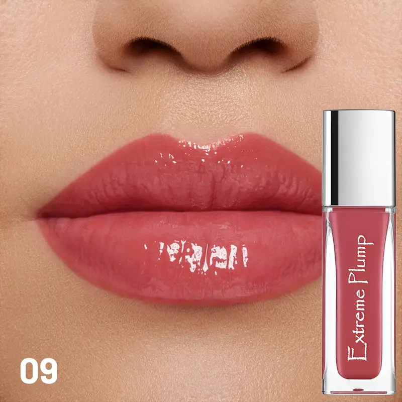 Brilho labial espelhado à prova d'água, longa duração, hidratante, maquiagem labial suave e brilhante para mulheres
